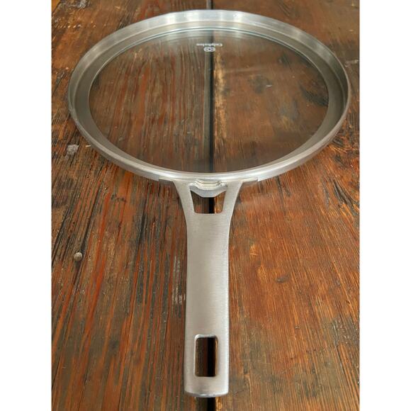 CALPHALON Premier Space-Saving Stainless Steel Glass Lid w/Long Handle - Picture 4 of 8